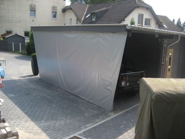 Carport Seitenplane