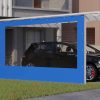 Carportplane mit Fenster in Seitenwand(1)