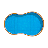 8 förmiger pool